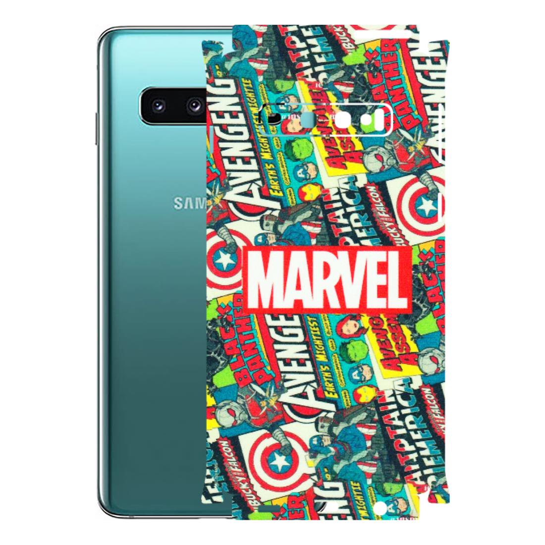 Samsung A/S Series Phone Skins (All Models) - Marvel Comic Lover - Matte Finish (M-30) Samsung Galaxy S10