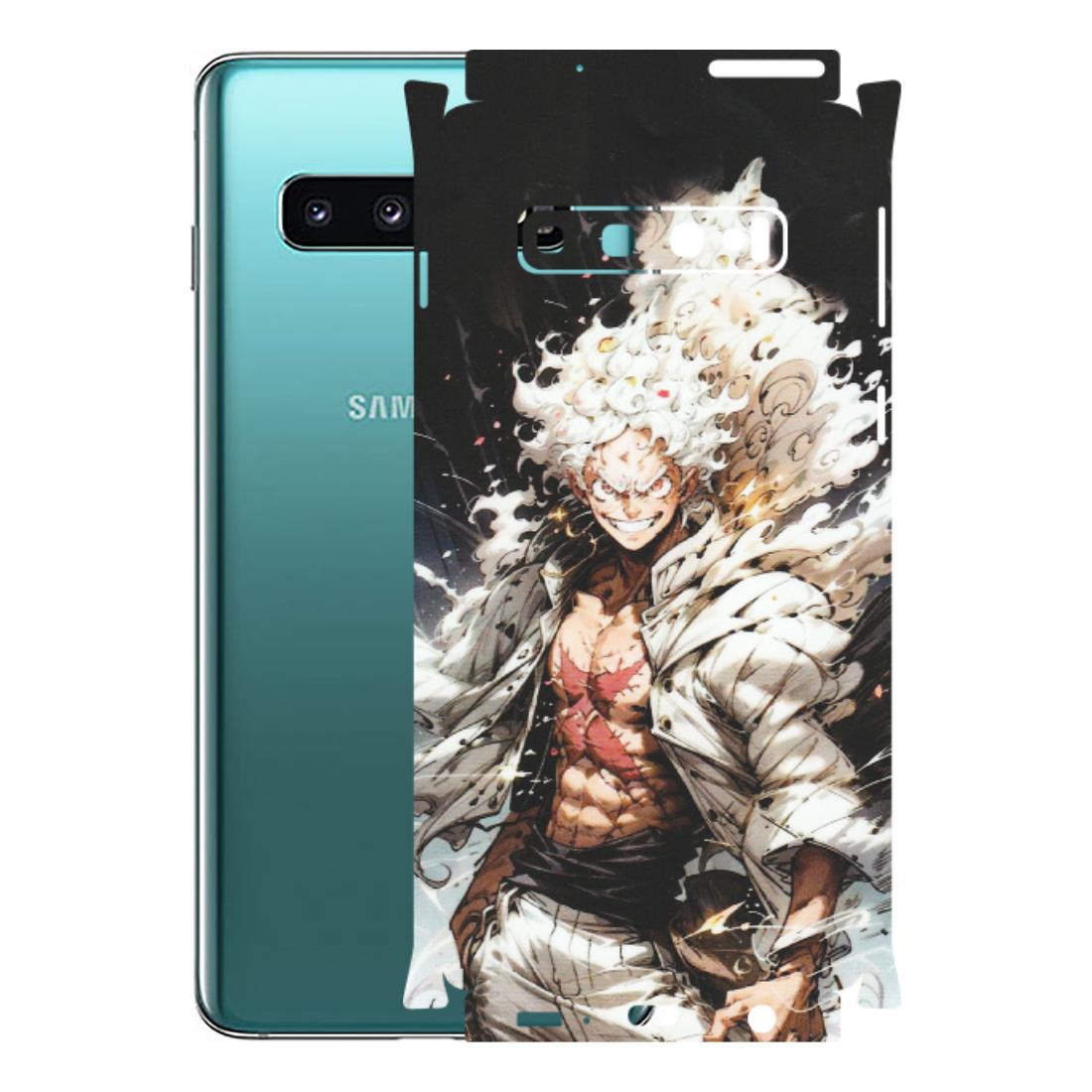 Samsung A/S Series Phone Skins (All Models) - Anime Angry Classy Character - Matte Finish (M-34) Samsung Galaxy S10