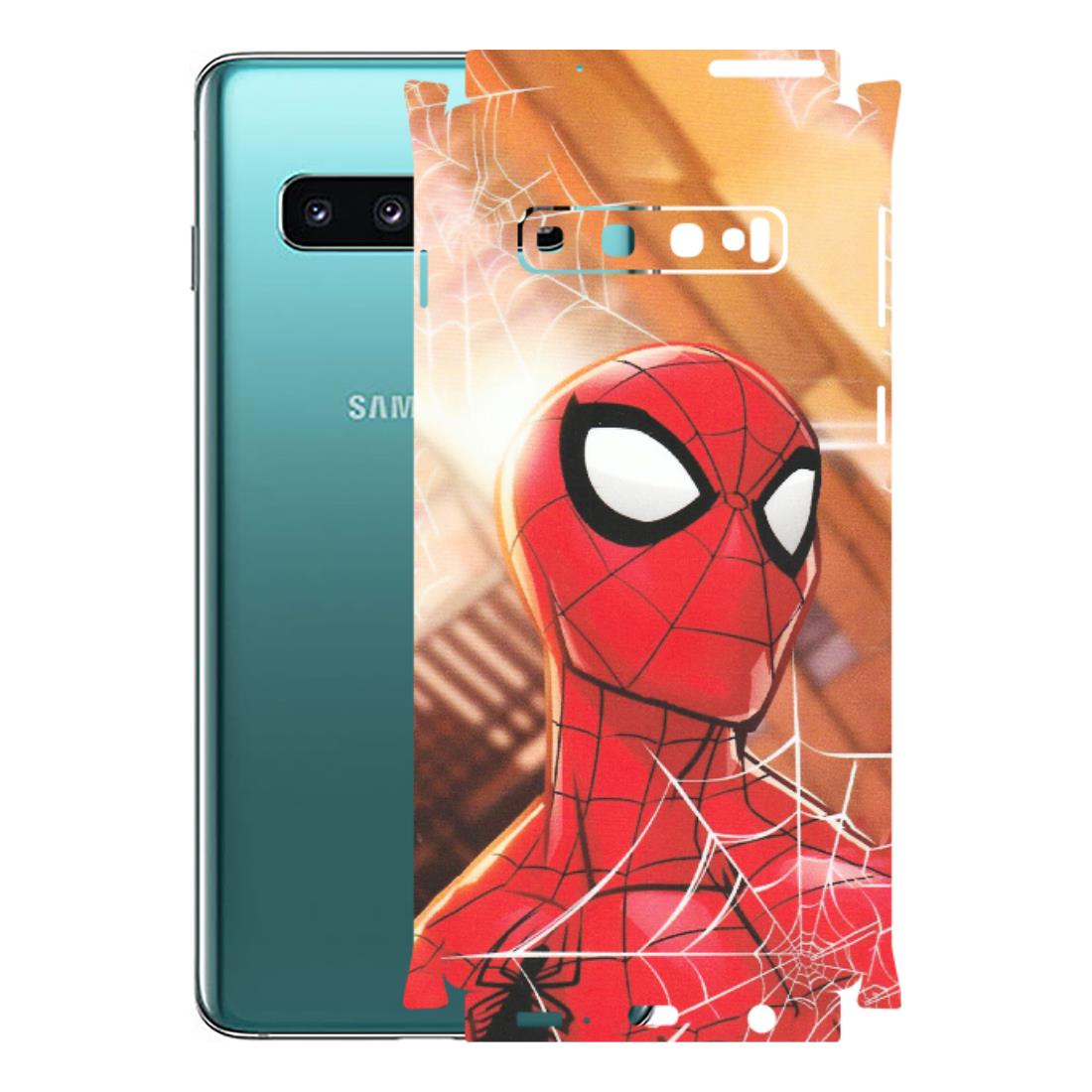 Samsung A/S Series Phone Skins (All Models) - Spiderman Face New - Matte Finish (M-41) Samsung Galaxy S10