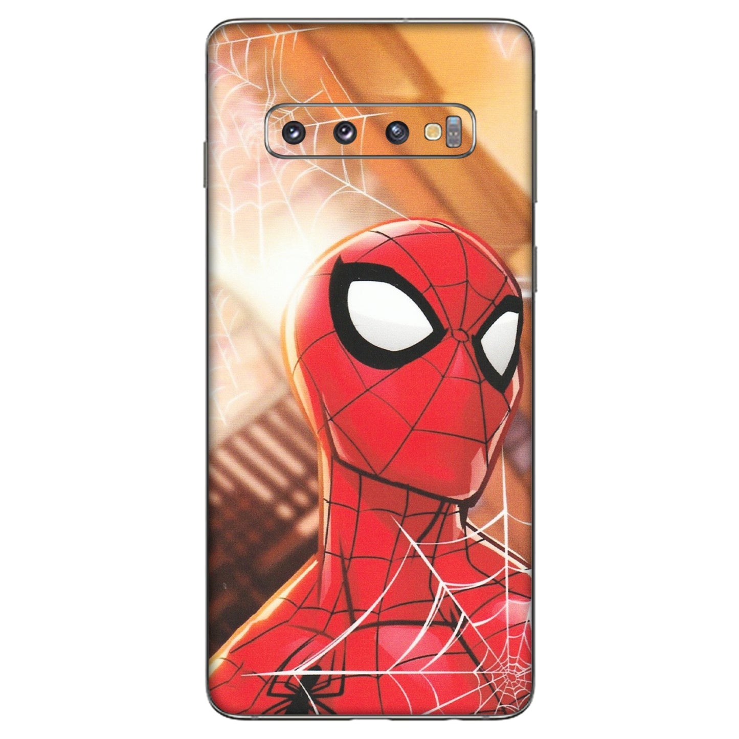 Samsung A/S Series Phone Skins (All Models) - Spiderman Face New - Matte Finish (M-41) Samsung Galaxy S10