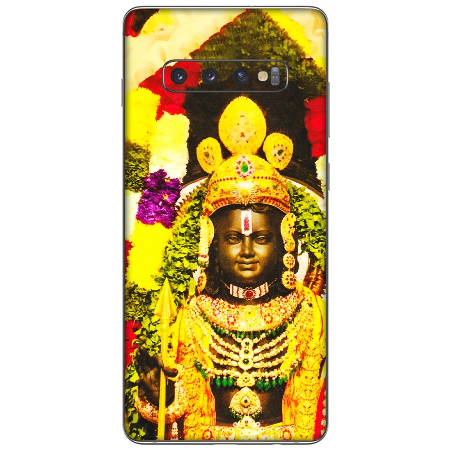 Samsung A/S Series Phone Skins (All Models) - Ram Lalla Ayodhya - 3D Embossed Finish (L-103) Samsung Galaxy S10 Plus