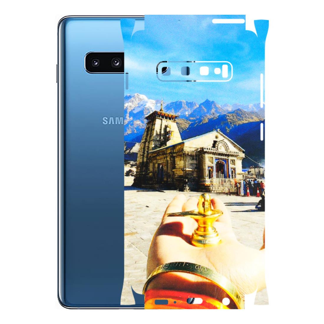 Samsung A/S Series Phone Skins (All Models) - Beauty of Kedarnath - 3D Embossed Finish (L-108) Samsung Galaxy S10 Plus