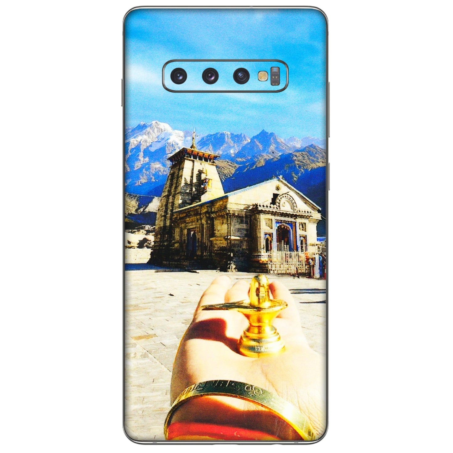 Samsung A/S Series Phone Skins (All Models) - Beauty of Kedarnath - 3D Embossed Finish (L-108) Samsung Galaxy S10 Plus