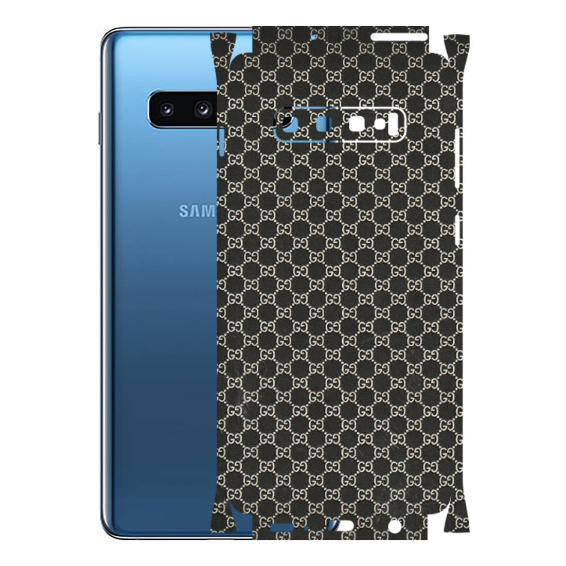 Samsung A/S Series Phone Skins (All Models) - Black G Print - 3D Embossed Finish (L-109) Samsung Galaxy S10 Plus