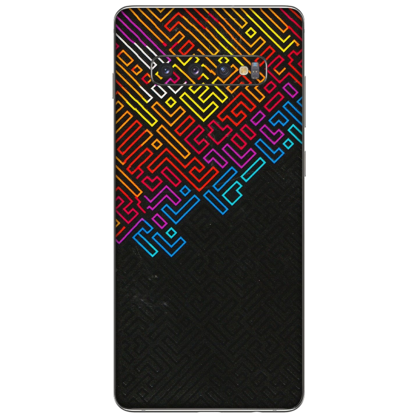 Samsung A/S Series Phone Skins (All Models) - Dotme Pattern Art - 3D Embossed Finish (L-121) Samsung Galaxy S10 Plus
