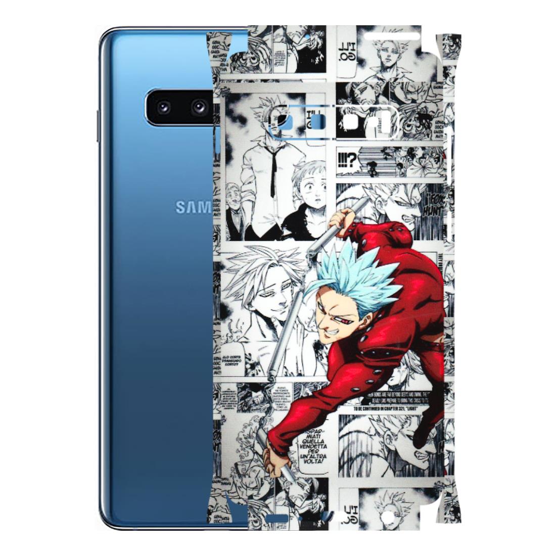 Samsung A/S Series Phone Skins (All Models) - Anime Comic - 3D Embossed Finish (L-192) Samsung Galaxy S10 Plus
