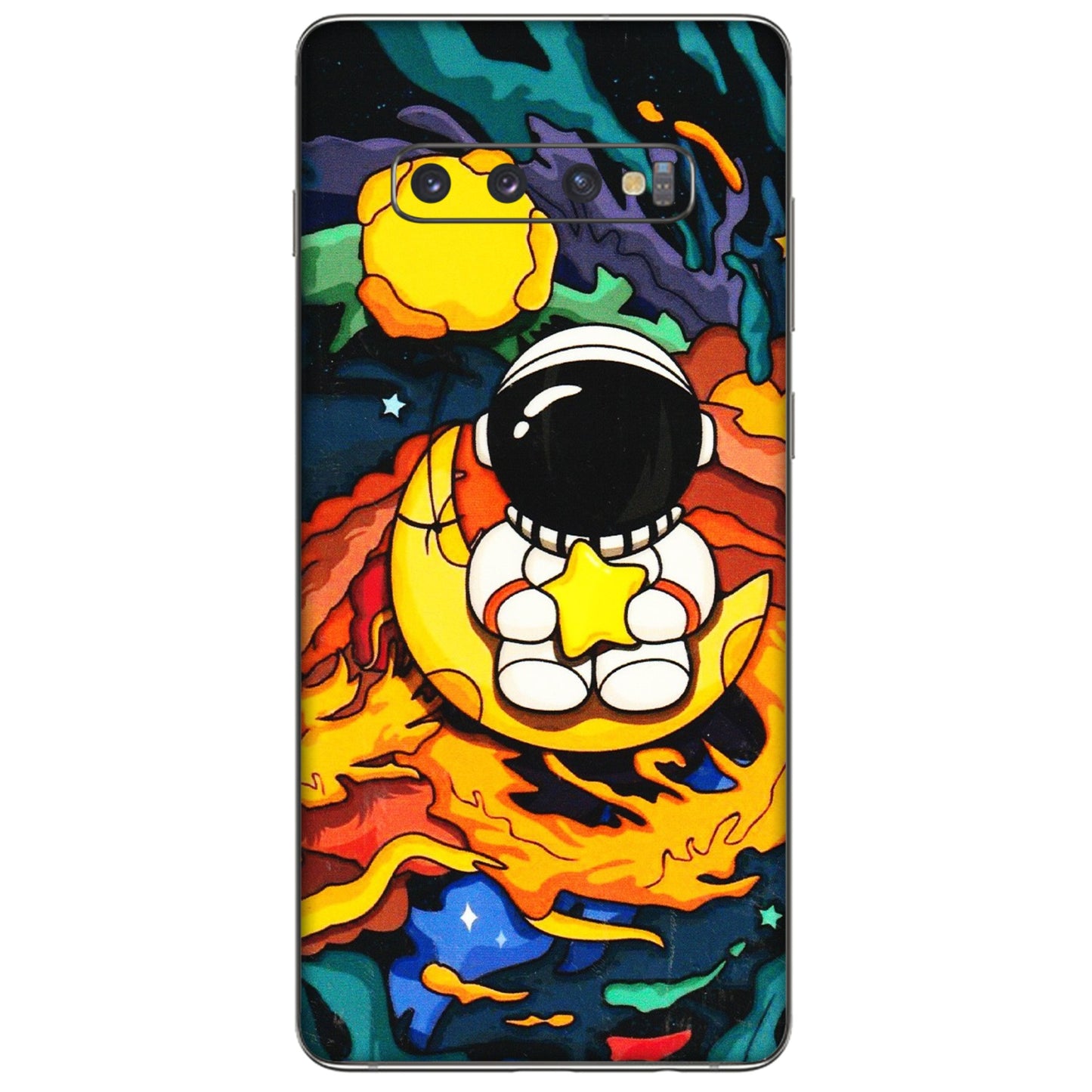 Samsung A/S Series Phone Skins (All Models) - Baby Astronaut - 3D Embossed Finish (L-197) Samsung Galaxy S10 Plus
