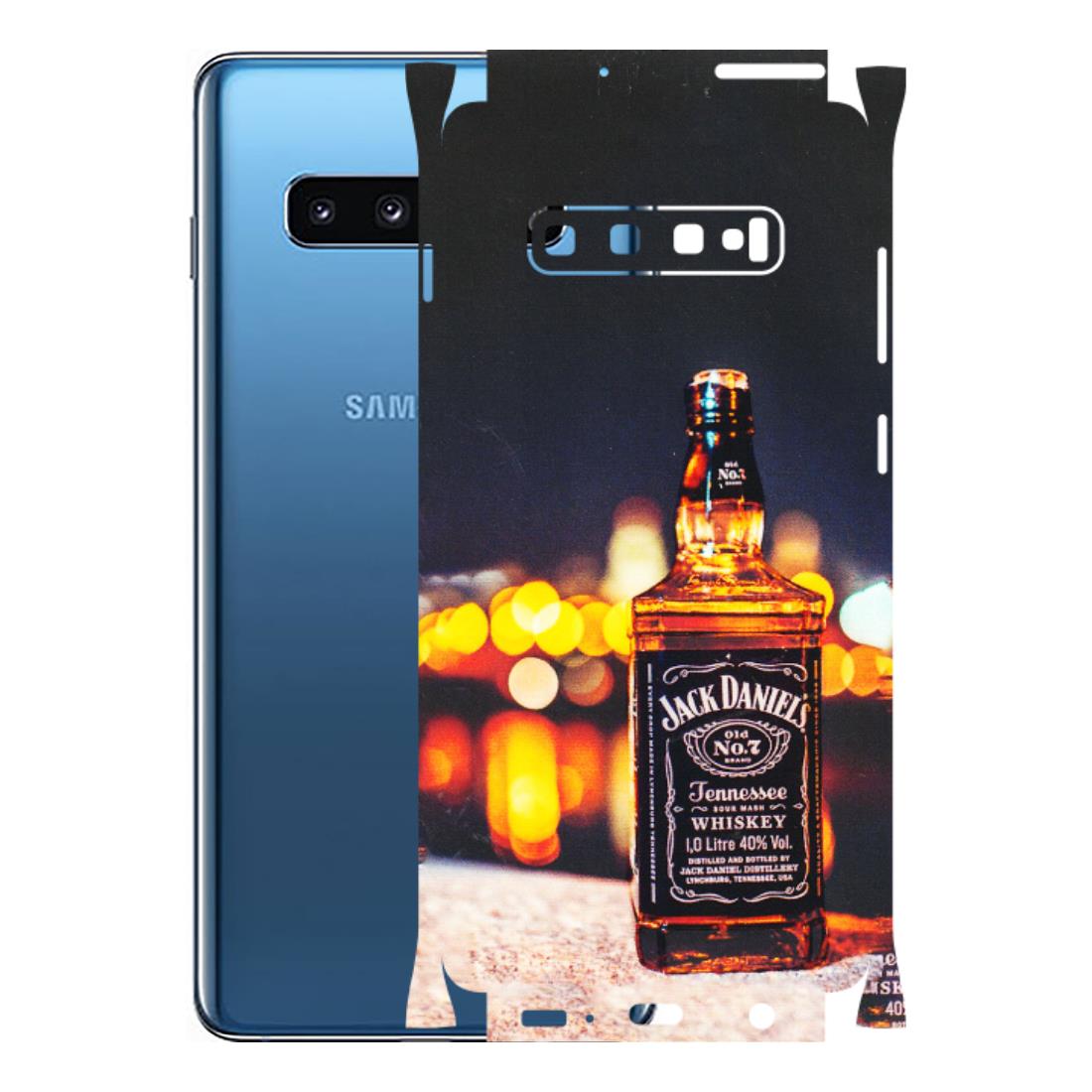 Samsung A/S Series Phone Skins (All Models) - JD Whiskey Bottle - 3D Embossed Finish (L-20) Samsung Galaxy S10 Plus