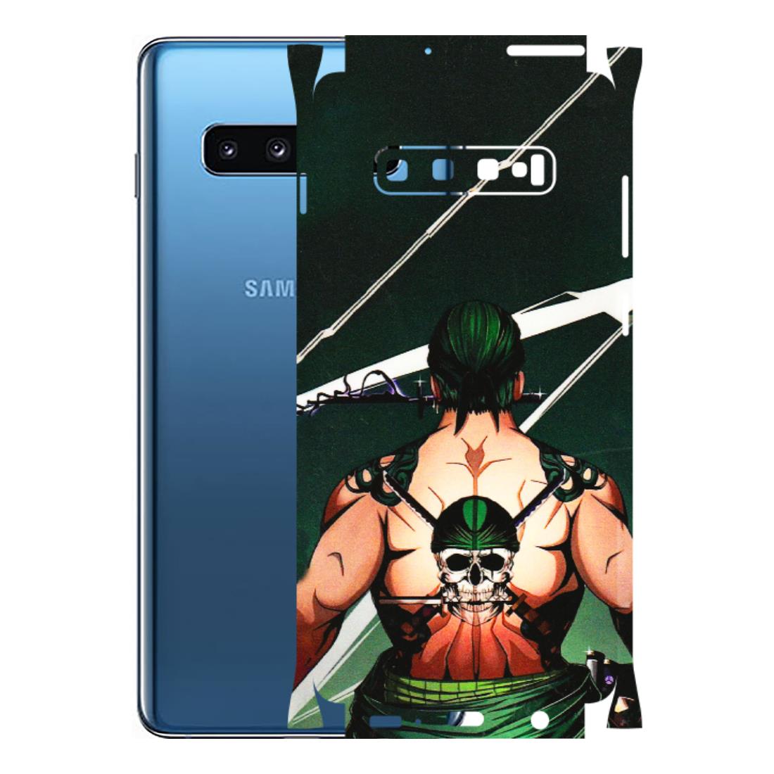 Samsung A/S Series Phone Skins (All Models) - Zoro Anime - 3D Embossed Finish (L-23) Samsung Galaxy S10 Plus