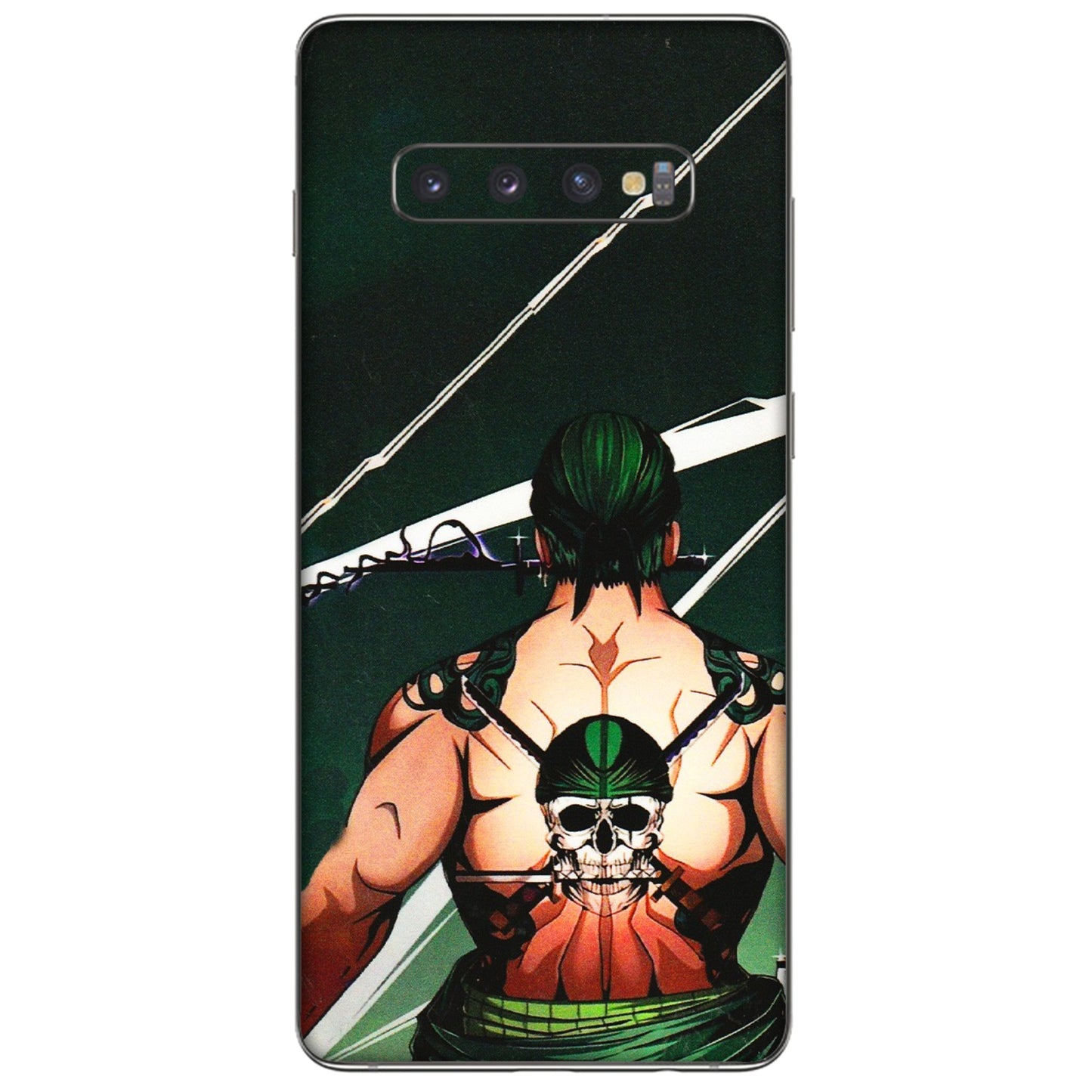 Samsung A/S Series Phone Skins (All Models) - Zoro Anime - 3D Embossed Finish (L-23) Samsung Galaxy S10 Plus