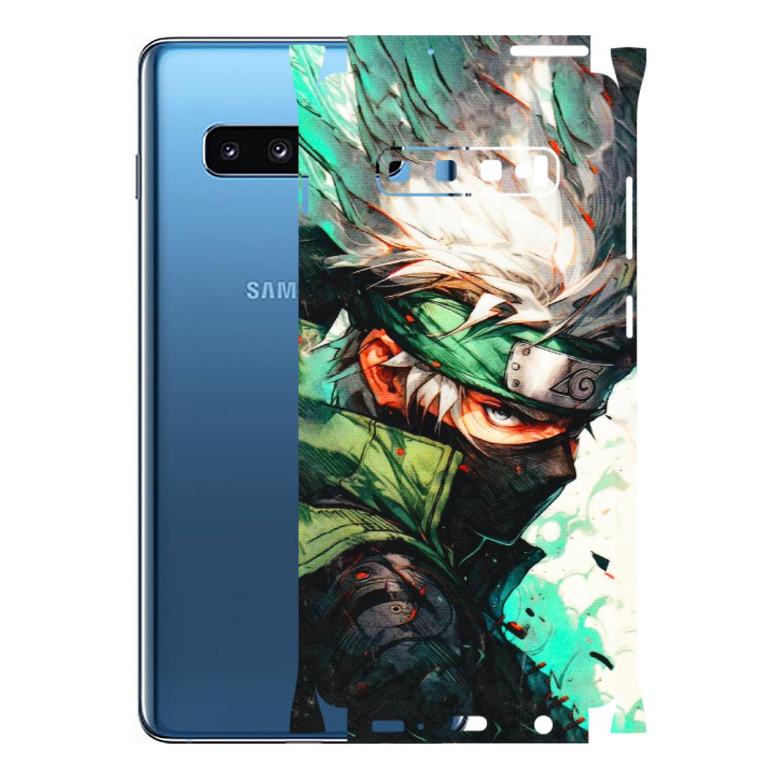 Samsung A/S Series Phone Skins (All Models) - Kakashi Side Profile - 3D Embossed Finish (L-249) Samsung Galaxy S10 Plus