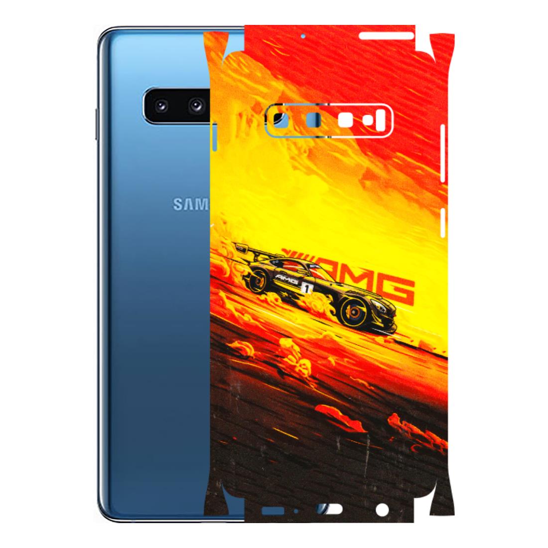 Samsung A/S Series Phone Skins (All Models) - AMG Car Speed Cover - 3D Embossed Finish (L-256) Samsung Galaxy S10 Plus