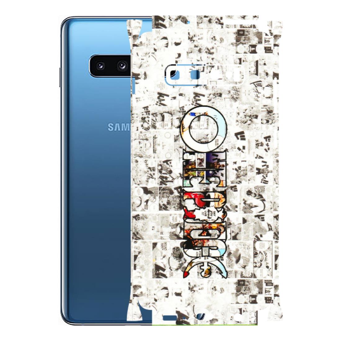 Samsung A/S Series Phone Skins (All Models) - One Piece Manga - 3D Embossed Finish (L-26) Samsung Galaxy S10 Plus