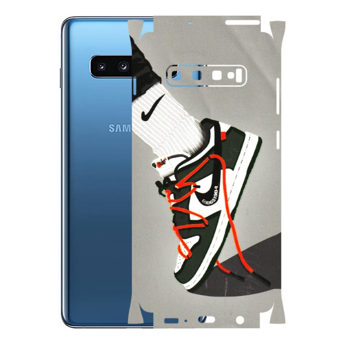 Samsung A/S Series Phone Skins (All Models) - New Grey Sneaker - 3D Embossed Finish (L-261) Samsung Galaxy S10 Plus