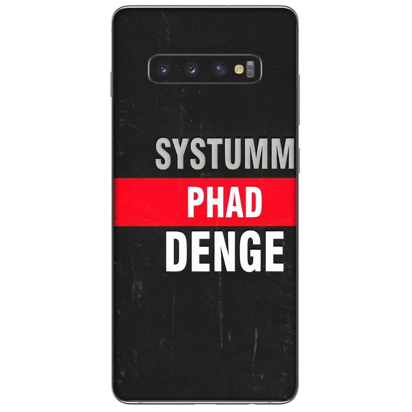Samsung A/S Series Phone Skins (All Models) - Systumm Phad Denge - 3D Embossed Finish (L-278) Samsung Galaxy S10 Plus