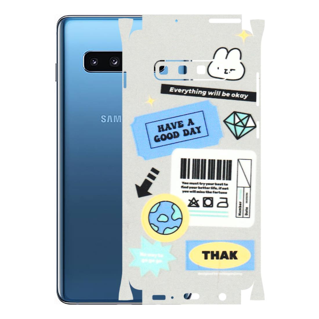 Samsung A/S Series Phone Skins (All Models) - Will Be Okay Design - 3D Embossed Finish (L-316) Samsung Galaxy S10 Plus