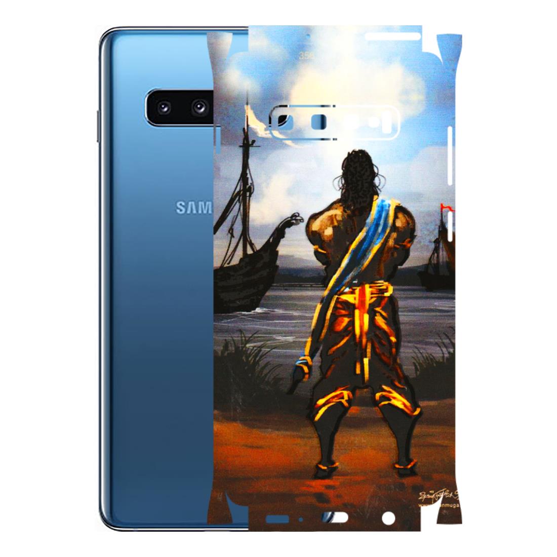 Samsung A/S Series Phone Skins (All Models) - Heavenly God Figure - 3D Embossed Finish (L-34) Samsung Galaxy S10 Plus