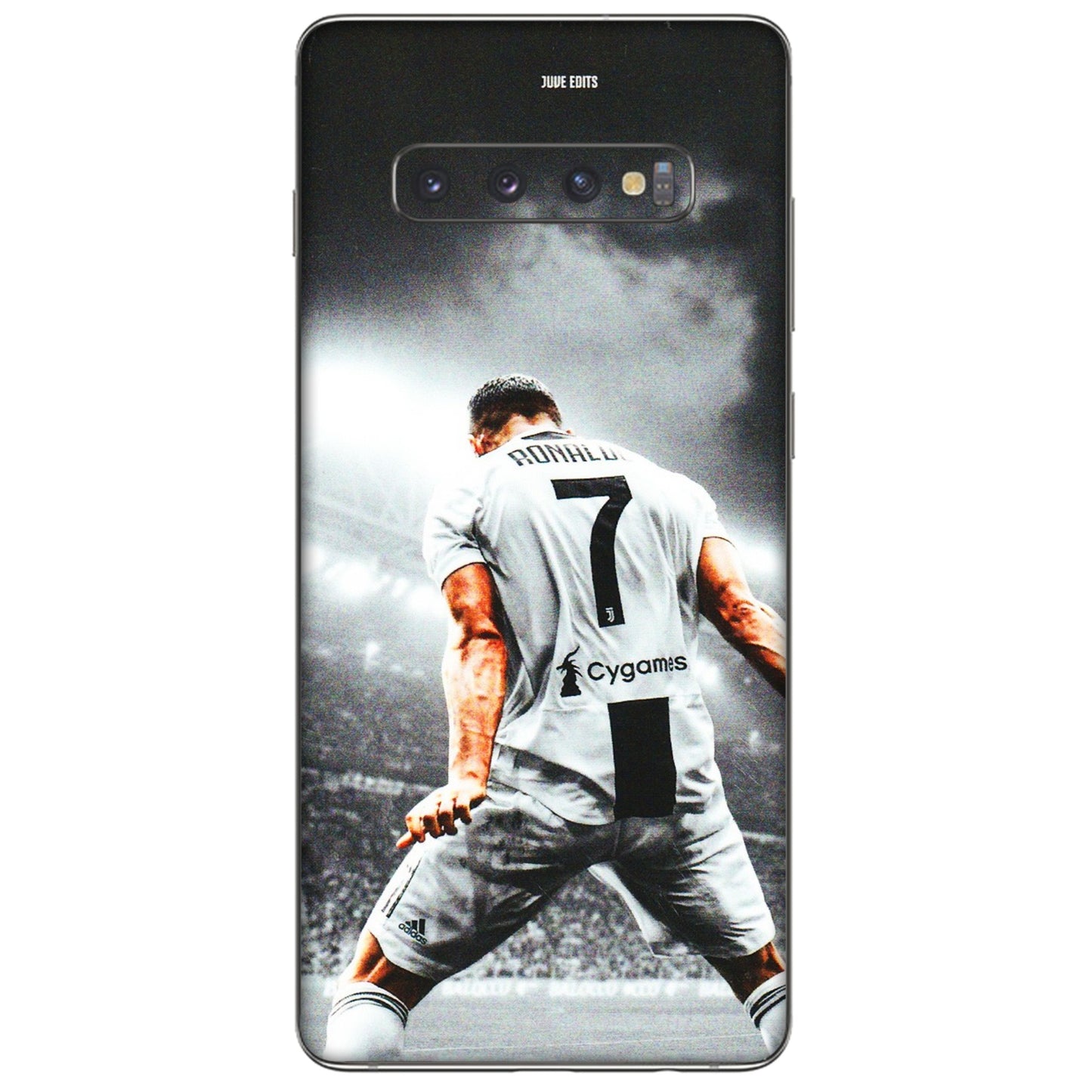 Samsung A/S Series Phone Skins (All Models) - Ronaldo CR7 Crazy - 3D Embossed Finish (L-44) Samsung Galaxy S10 Plus