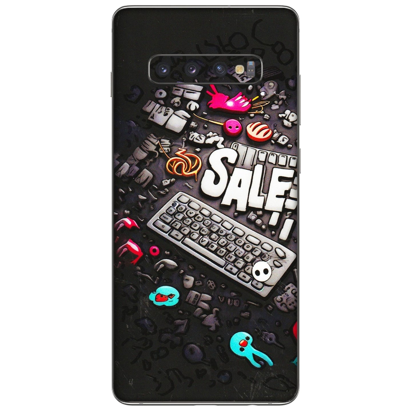 Samsung A/S Series Phone Skins (All Models) - Gadgets Sale - 3D Embossed Finish (L-50) Samsung Galaxy S10 Plus
