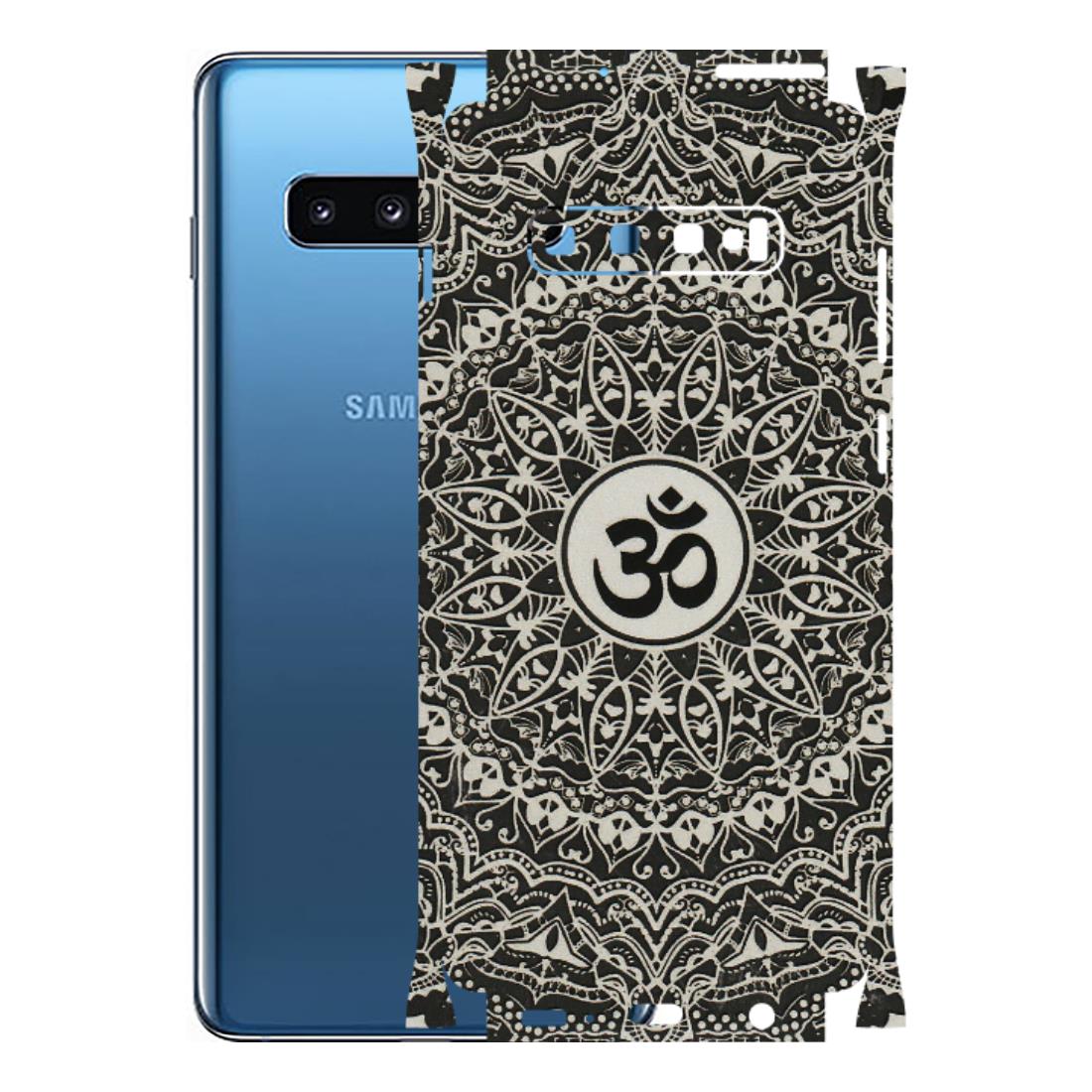 Samsung A/S Series Phone Skins (All Models) - Aum Elegant Mandala - 3D Embossed Finish (L-62) Samsung Galaxy S10 Plus
