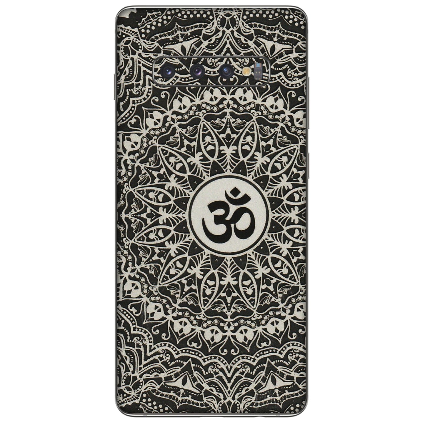 Samsung A/S Series Phone Skins (All Models) - Aum Elegant Mandala - 3D Embossed Finish (L-62) Samsung Galaxy S10 Plus