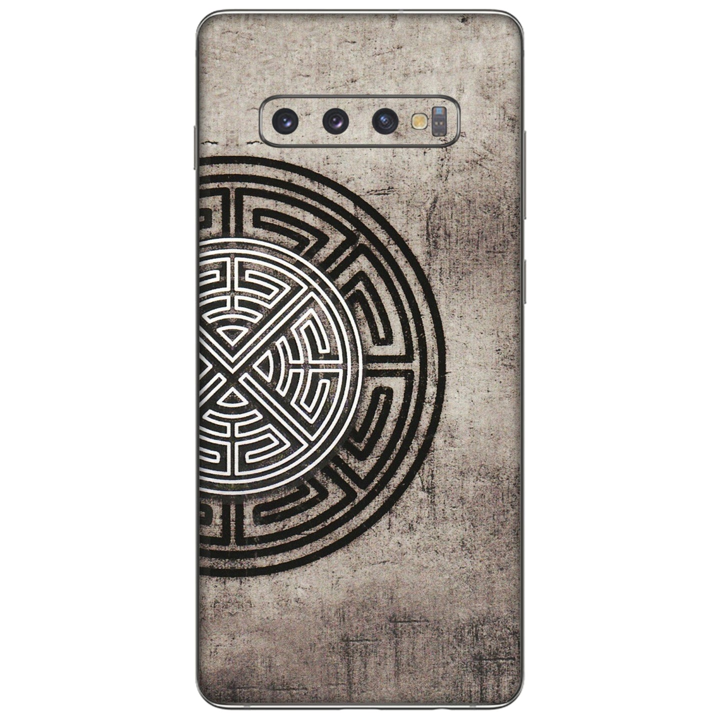 Samsung A/S Series Phone Skins (All Models) - Mysterious Circular Design - 3D Embossed Finish (L-63) Samsung Galaxy S10 Plus