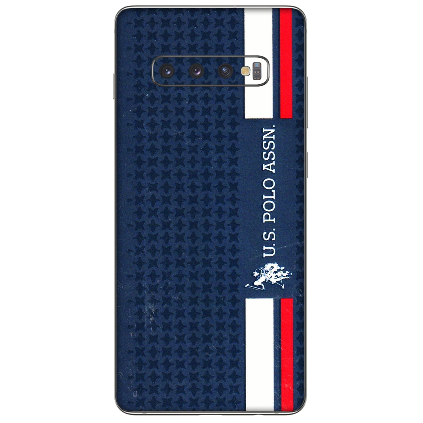 Samsung A/S Series Phone Skins (All Models) - US POLO Designer Brand - 3D Embossed Finish (L-65) Samsung Galaxy S10 Plus
