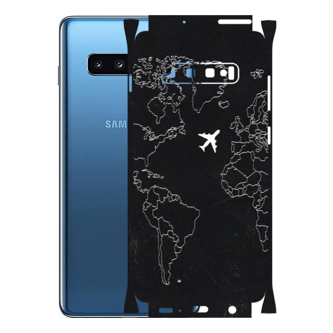 Samsung A/S Series Phone Skins (All Models) - Never Ending Travel - 3D Embossed Finish (L-79) Samsung Galaxy S10 Plus