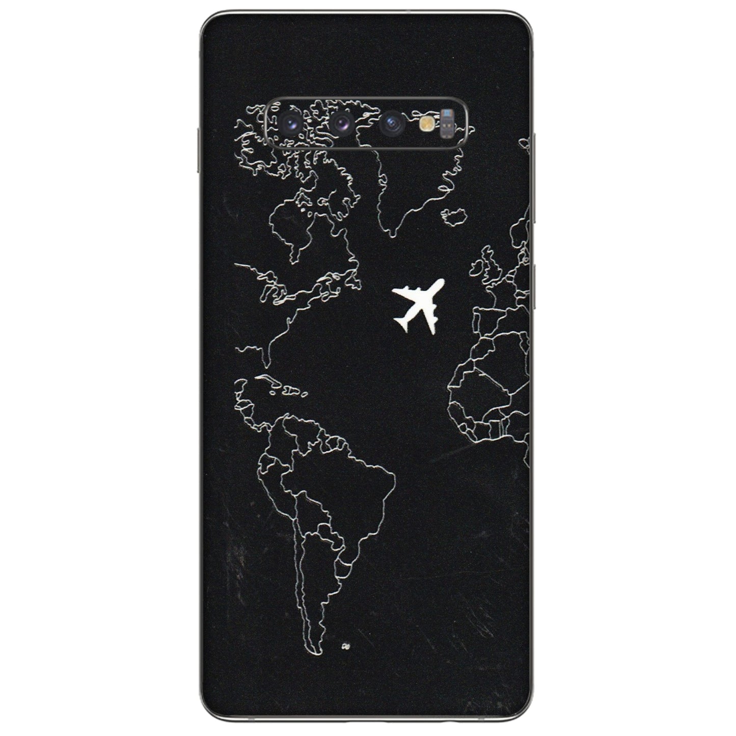Samsung A/S Series Phone Skins (All Models) - Never Ending Travel - 3D Embossed Finish (L-79) Samsung Galaxy S10 Plus
