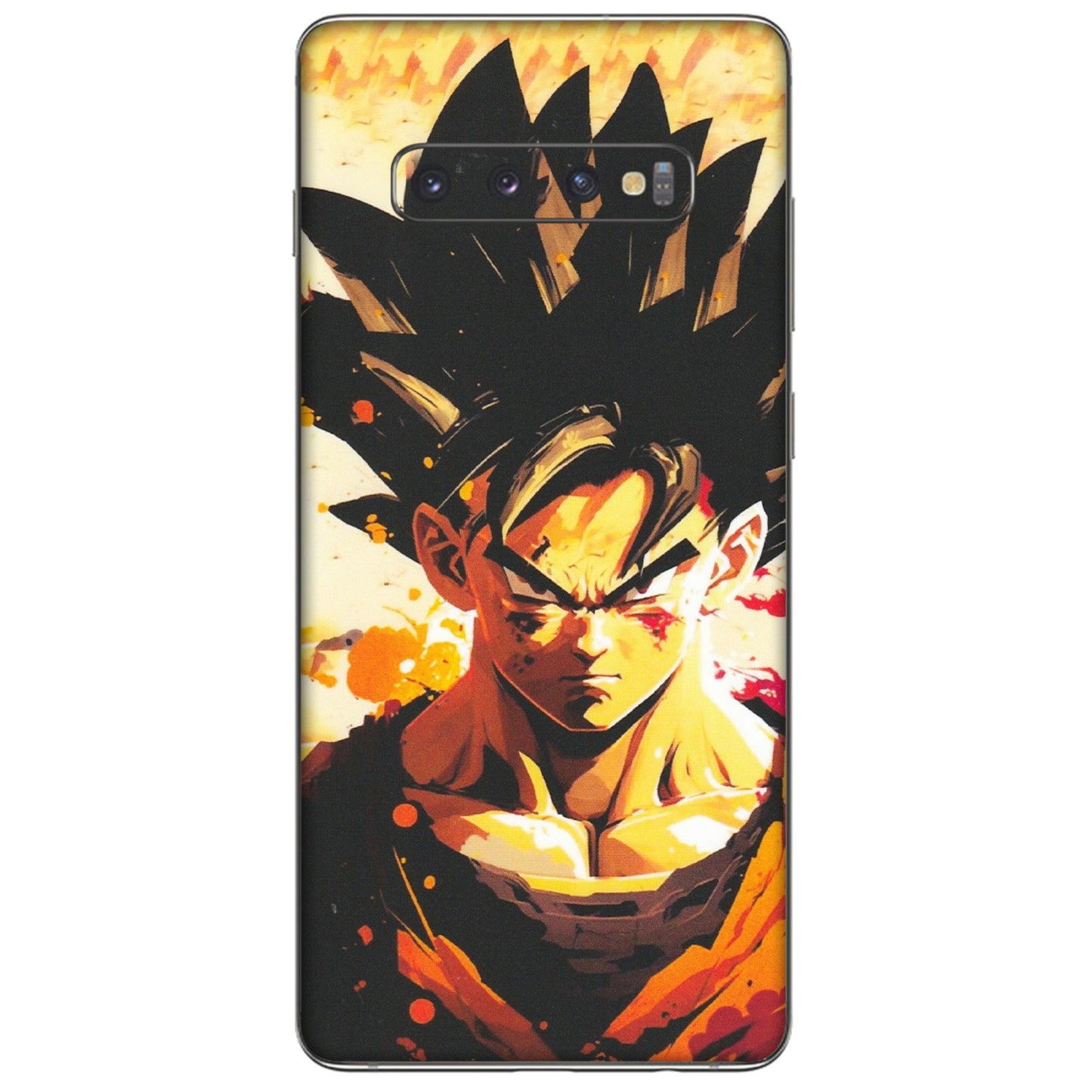 Samsung A/S Series Phone Skins (All Models) - Angry Goku - Matte Finish (M-12) Samsung Galaxy S10 Plus