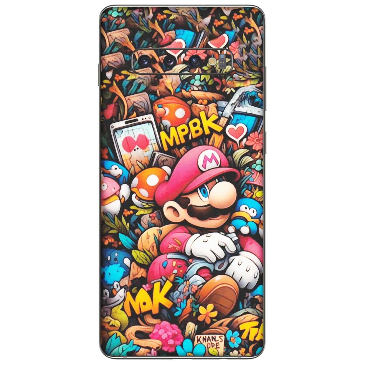Samsung A/S Series Phone Skins (All Models) - Super Mario Bros Artistic - Matte Finish (M-173) Samsung Galaxy S10 Plus
