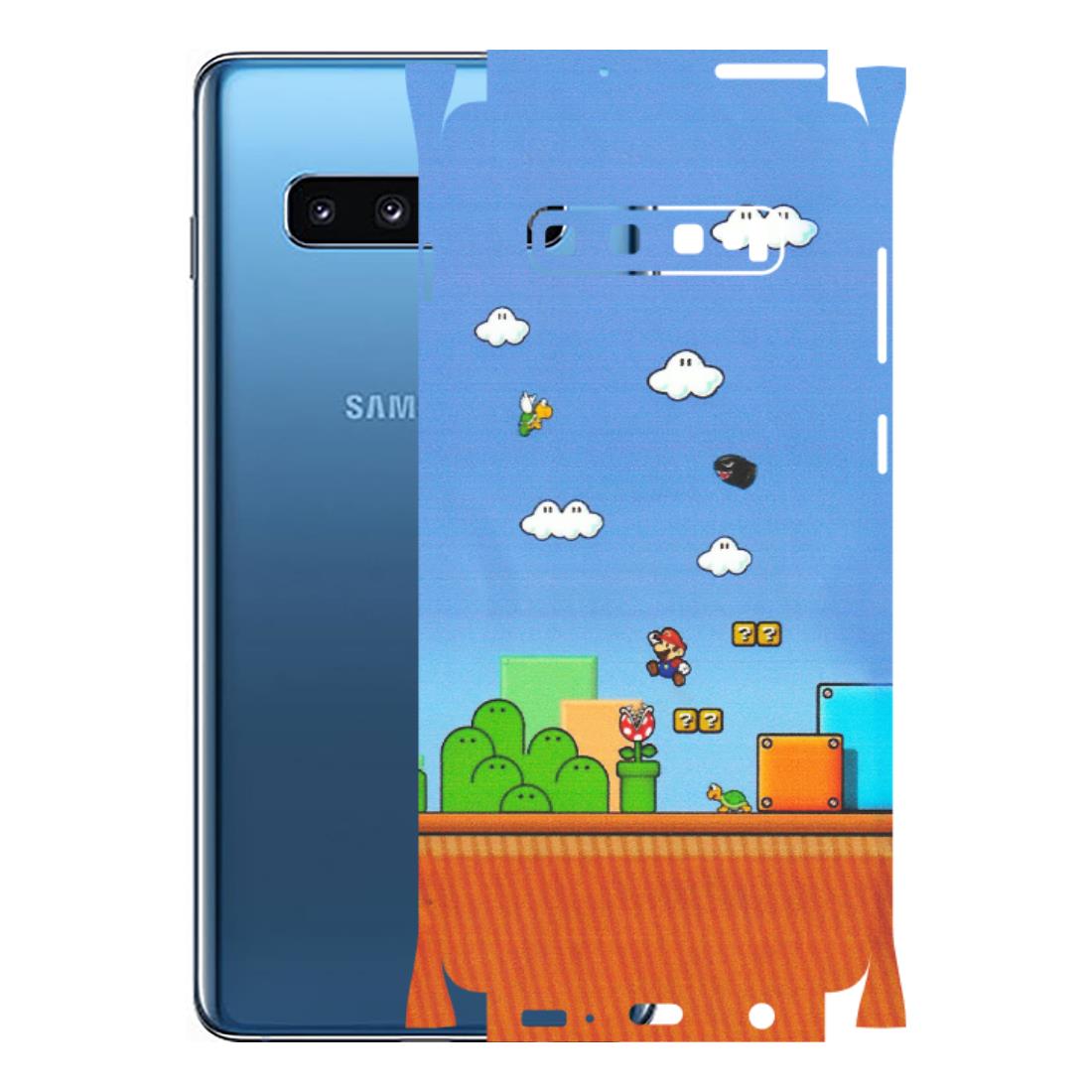 Samsung A/S Series Phone Skins (All Models) - Mario Game Scene - Matte Finish (M-24) Samsung Galaxy S10 Plus