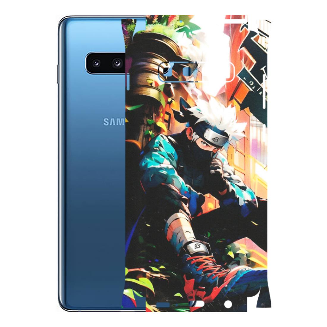 Samsung A/S Series Phone Skins (All Models) - Ash & Pikachu - Matte Finish (M-26) Samsung Galaxy S10 Plus