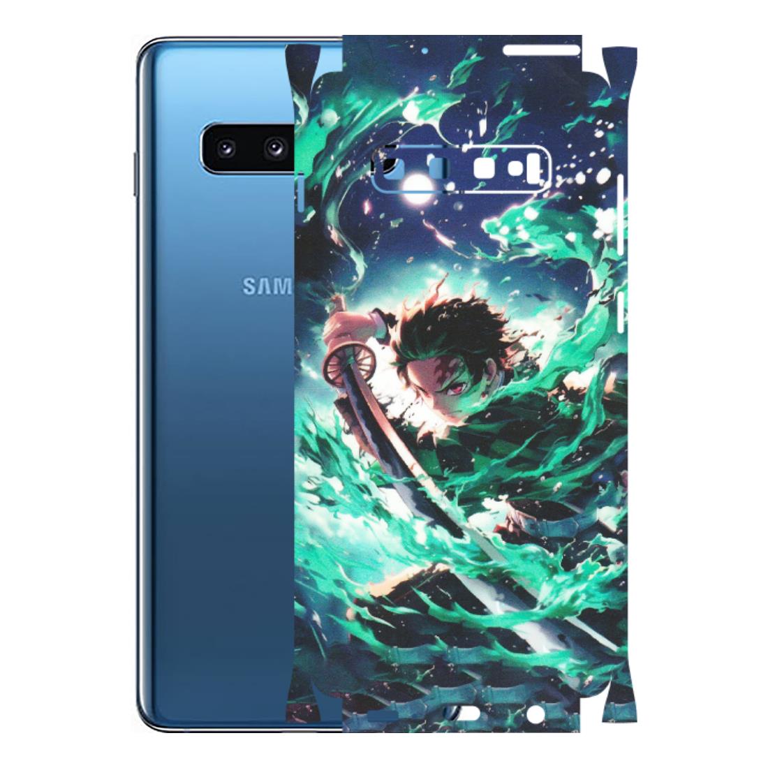 Samsung A/S Series Phone Skins (All Models) - Sword Fighter Anime - Matte Finish (M-29) Samsung Galaxy S10 Plus