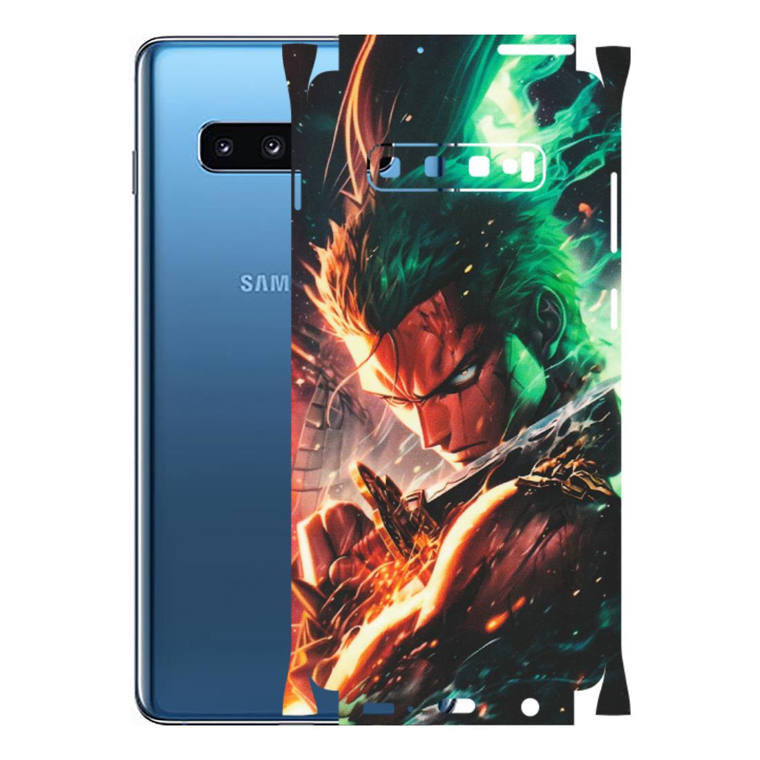 Samsung A/S Series Phone Skins (All Models) - Anime Gojo Sword - Matte Finish (M-32) Samsung Galaxy S10 Plus