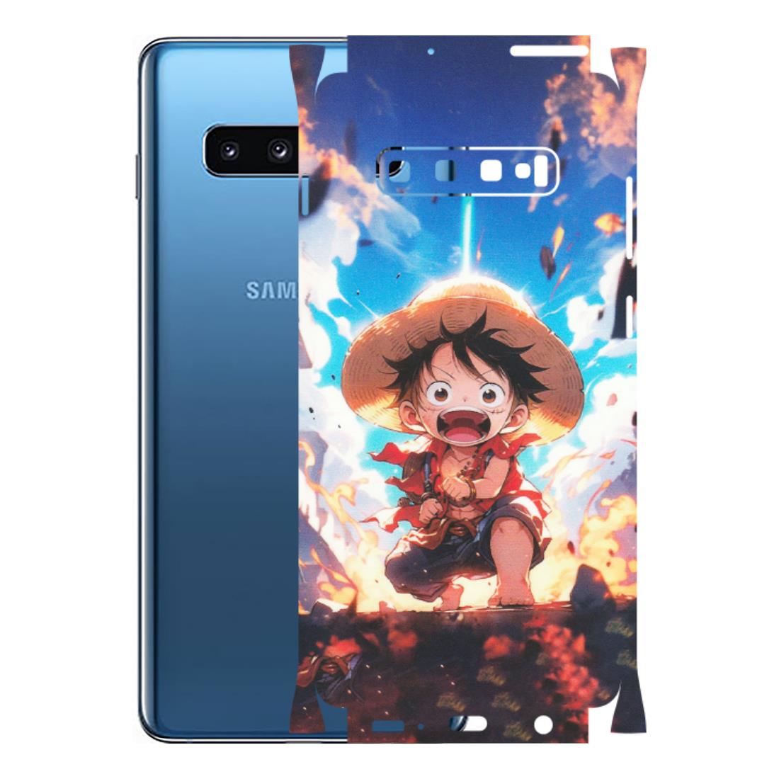 Samsung A/S Series Phone Skins (All Models) - Toon One Piece Cute Character - Matte Finish (M-35) Samsung Galaxy S10 Plus