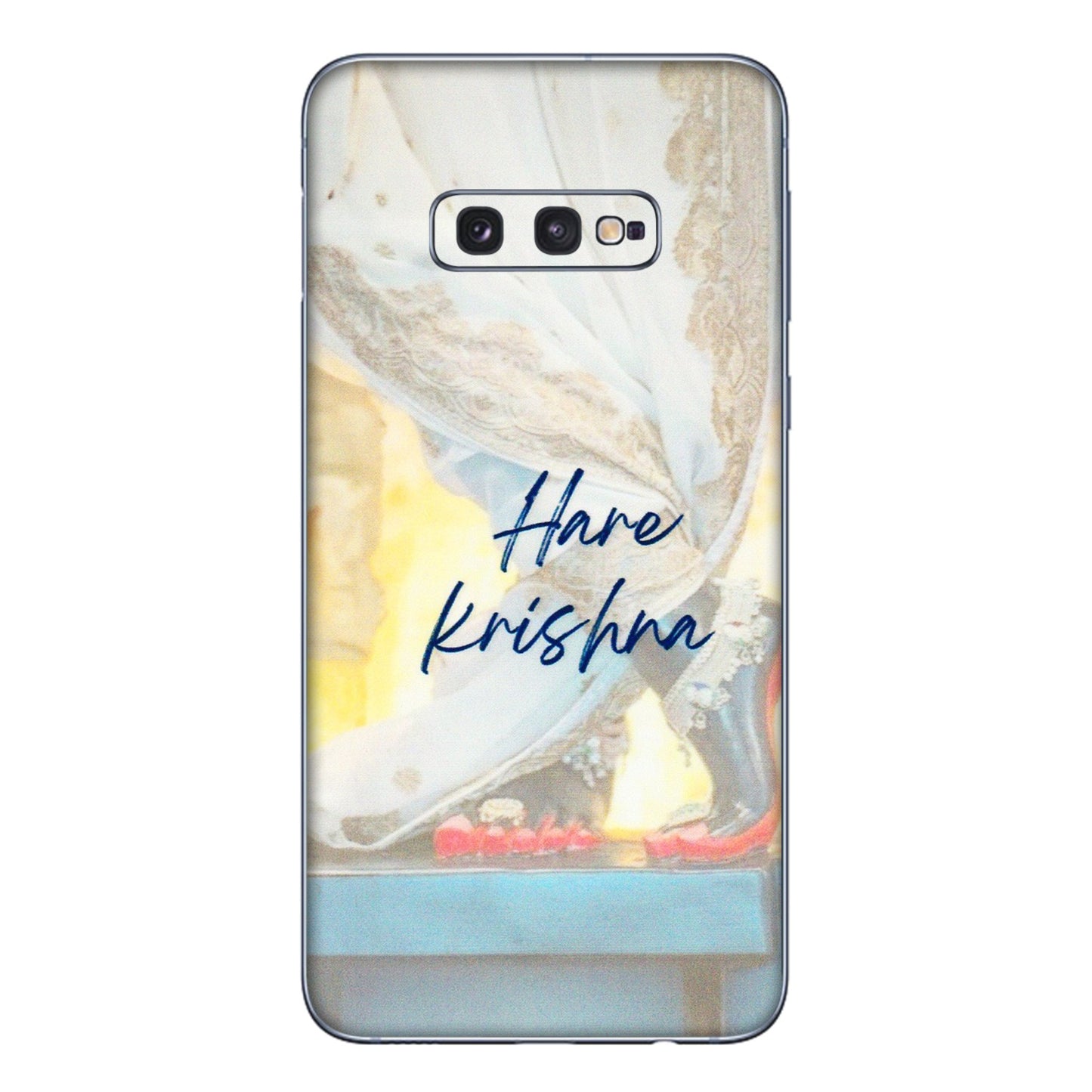 Samsung A/S Series Phone Skins (All Models) - Hare Krishna - 3D Embossed Finish (L-03) Samsung Galaxy S10E