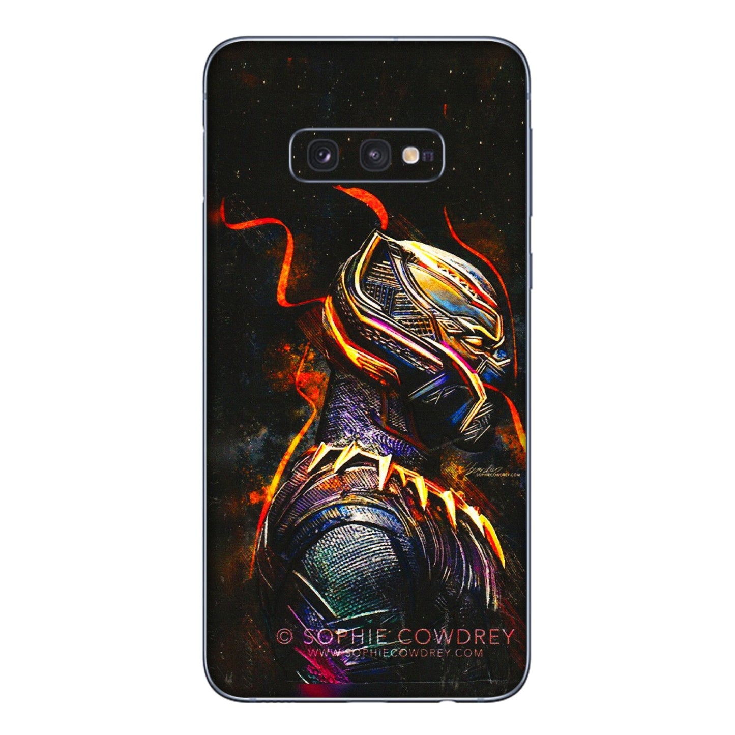 Samsung A/S Series Phone Skins (All Models) - Black Panther - 3D Embossed Finish (L-190) Samsung Galaxy S10E