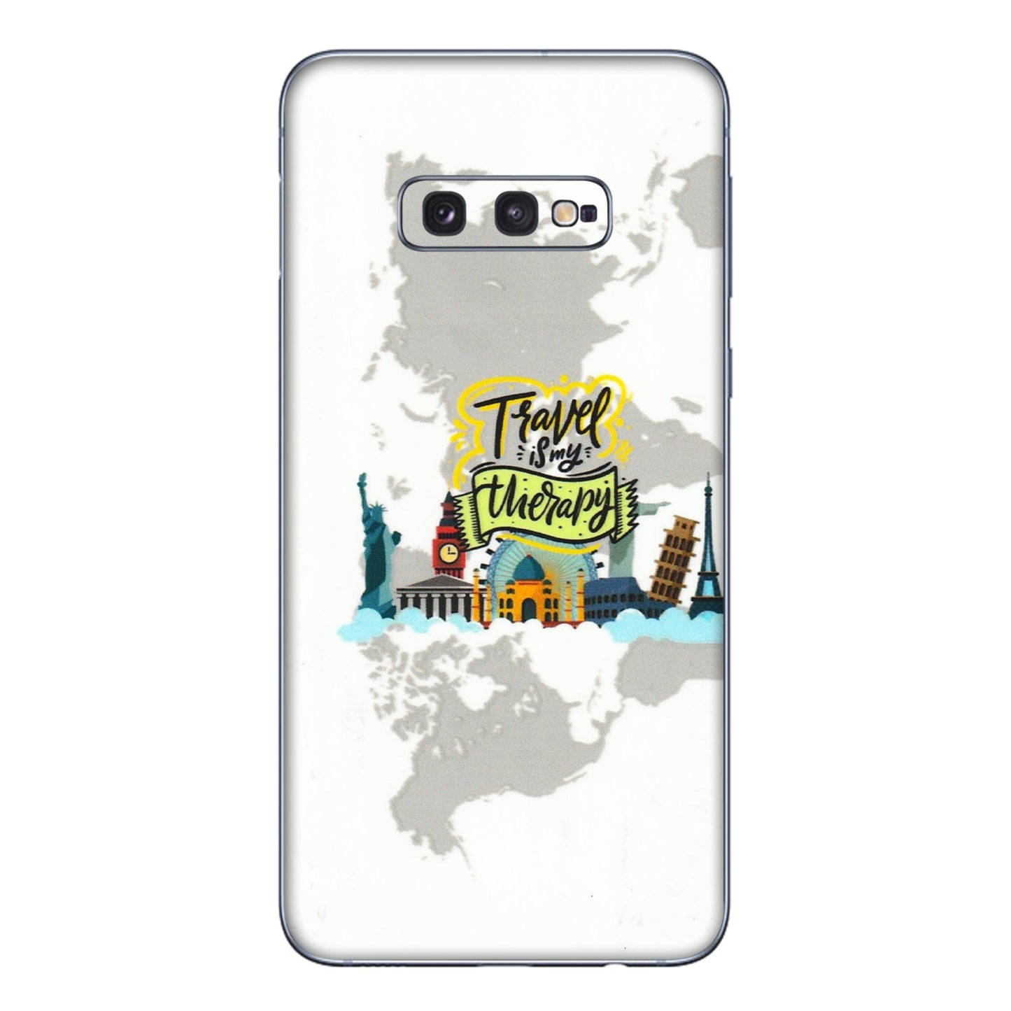 Samsung A/S Series Phone Skins (All Models) - Travel Therapy - 3D Embossed Finish (L-199) Samsung Galaxy S10E