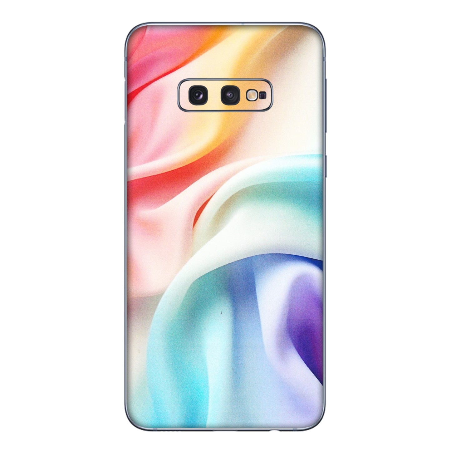 Samsung A/S Series Phone Skins (All Models) - Colourful Silk Cloth - Matte Finish (M-165) Samsung Galaxy S10E