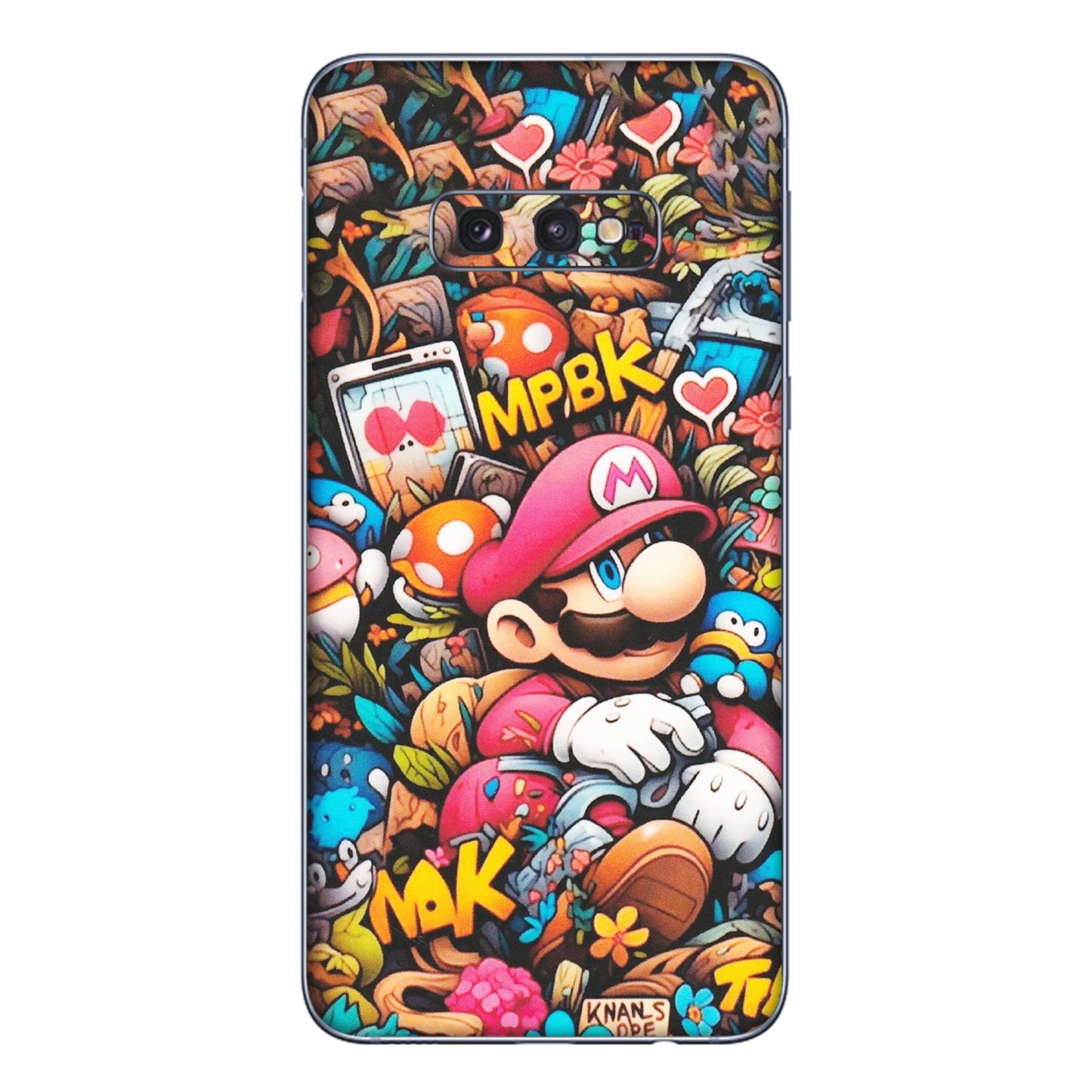 Samsung A/S Series Phone Skins (All Models) - Super Mario Bros Artistic - Matte Finish (M-173) Samsung Galaxy S10E