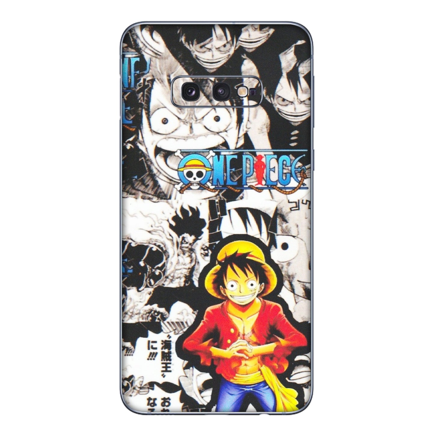 Samsung A/S Series Phone Skins (All Models) - One Piece B&W - Matte Finish (M-63) Samsung Galaxy S10E