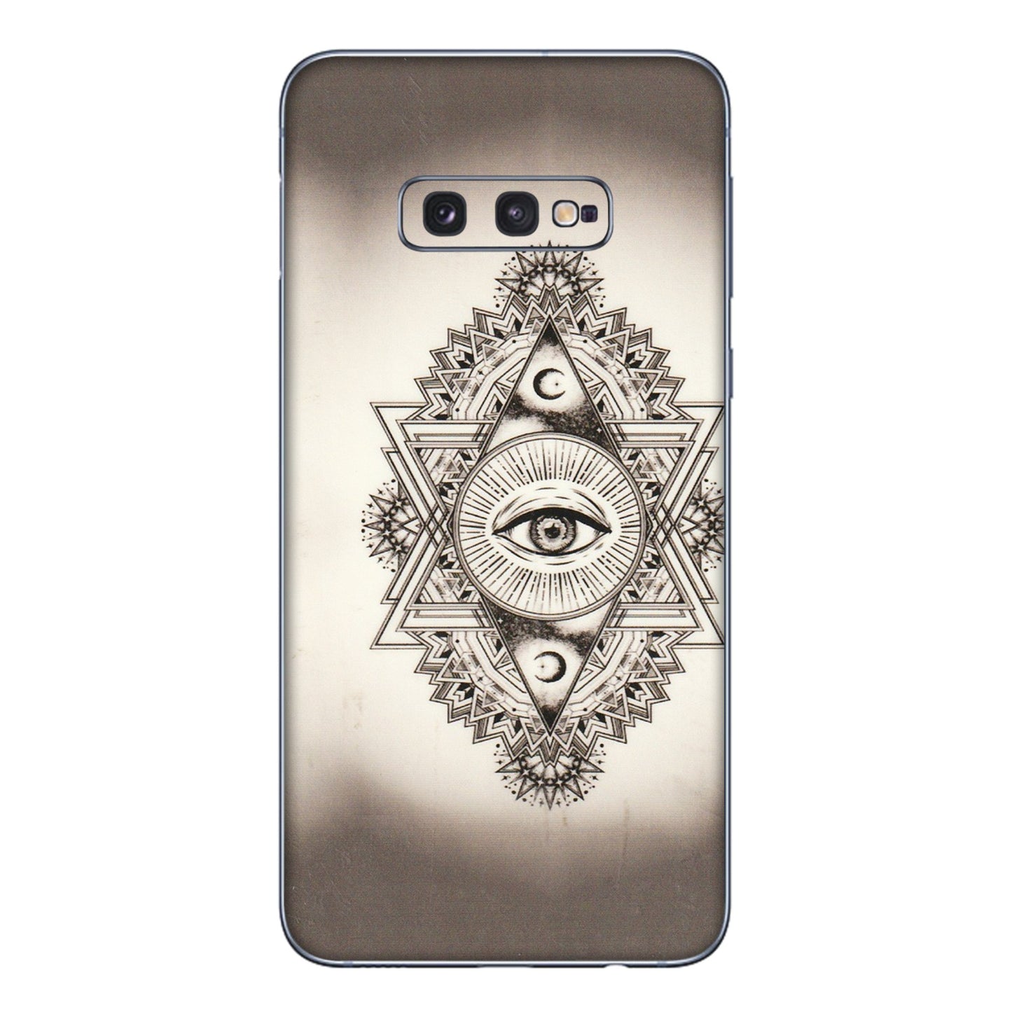 Samsung A/S Series Phone Skins (All Models) - Illuminati Great Eye - Transparent Finish (T-14) Samsung Galaxy S10E