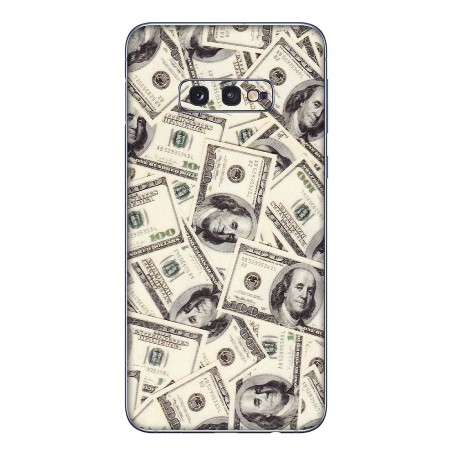 Samsung A/S Series Phone Skins (All Models) - Dollar Lover - Transparent Finish (T-17) Samsung Galaxy S10E