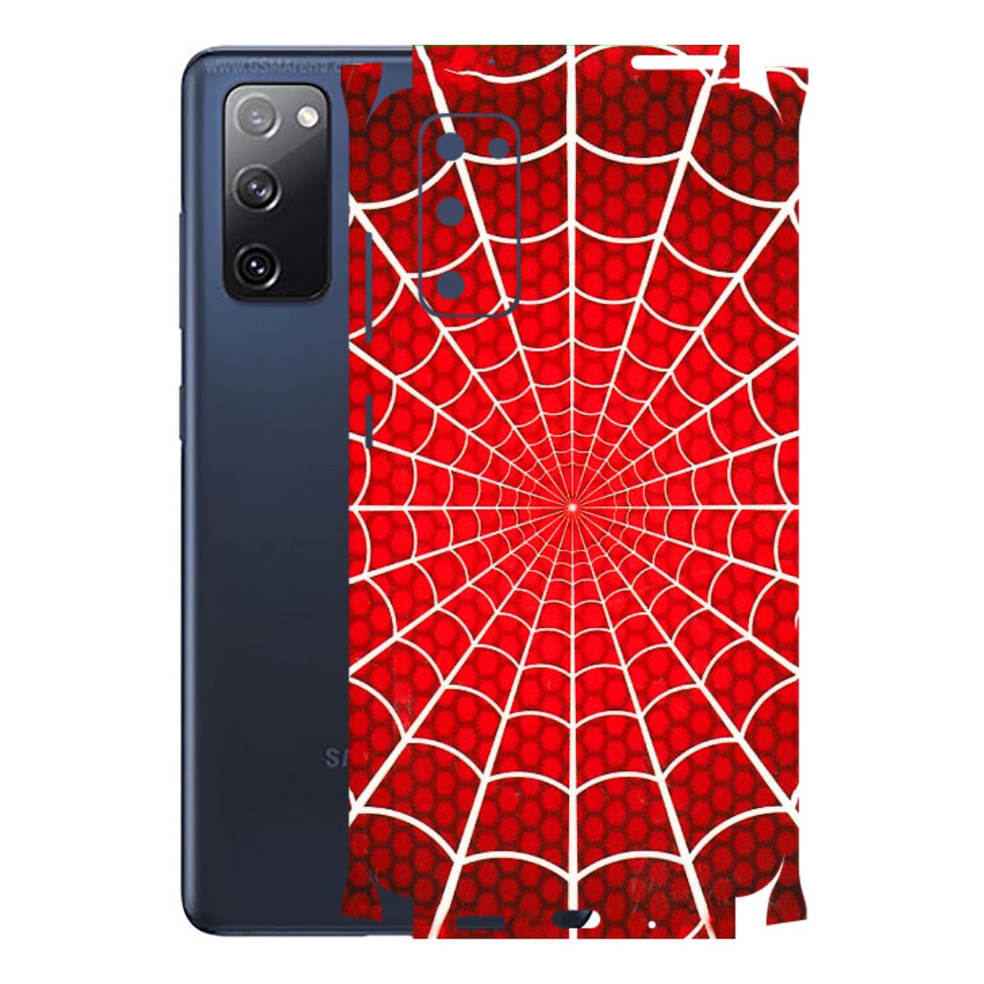 Samsung A/S Series Phone Skins (All Models) - Classic Spidey Web - 3D Embossed Finish (L-115) Samsung Galaxy S20 FE