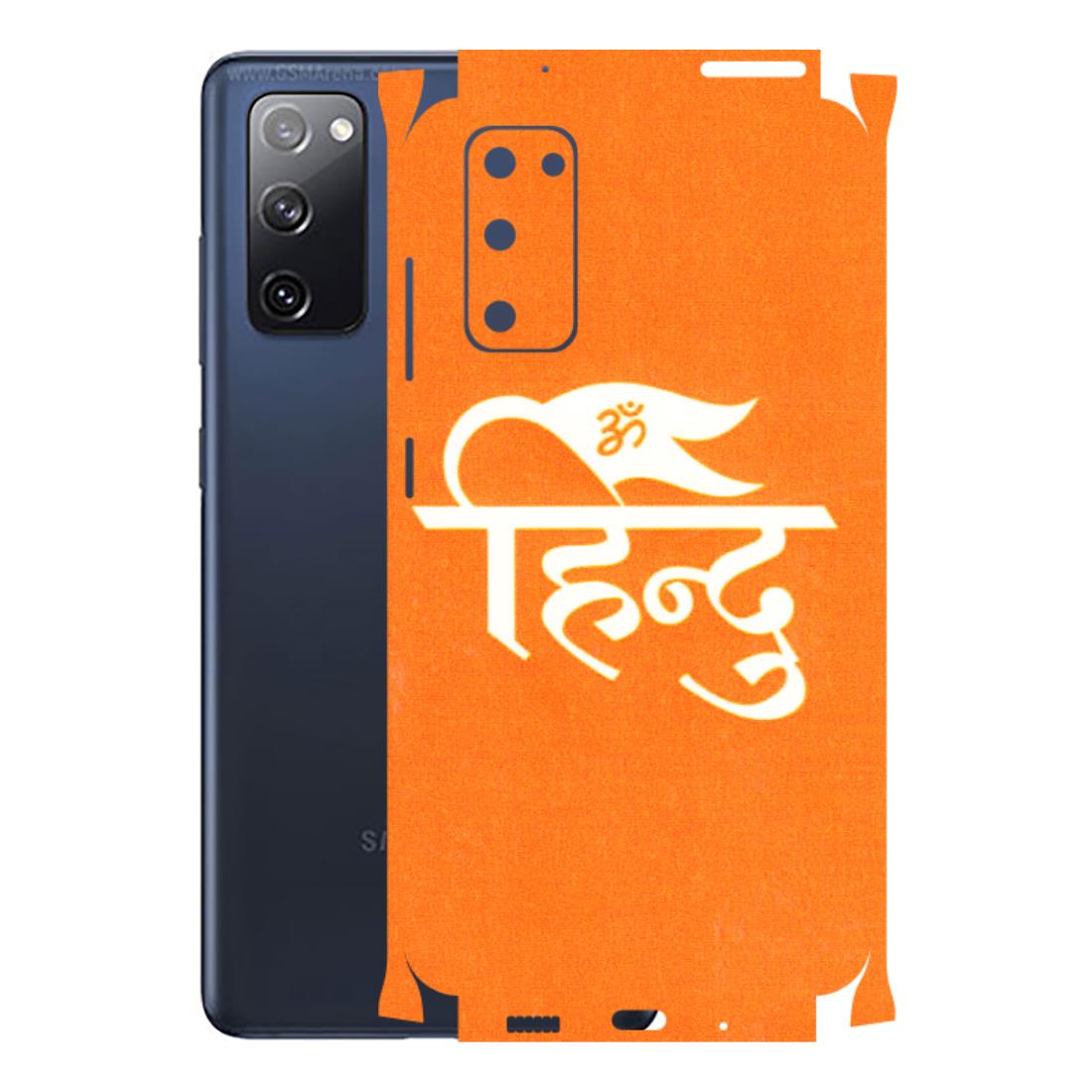 Samsung A/S Series Phone Skins (All Models) - Hindu Kesari - 3D Embossed Finish (L-154) Samsung Galaxy S20 FE
