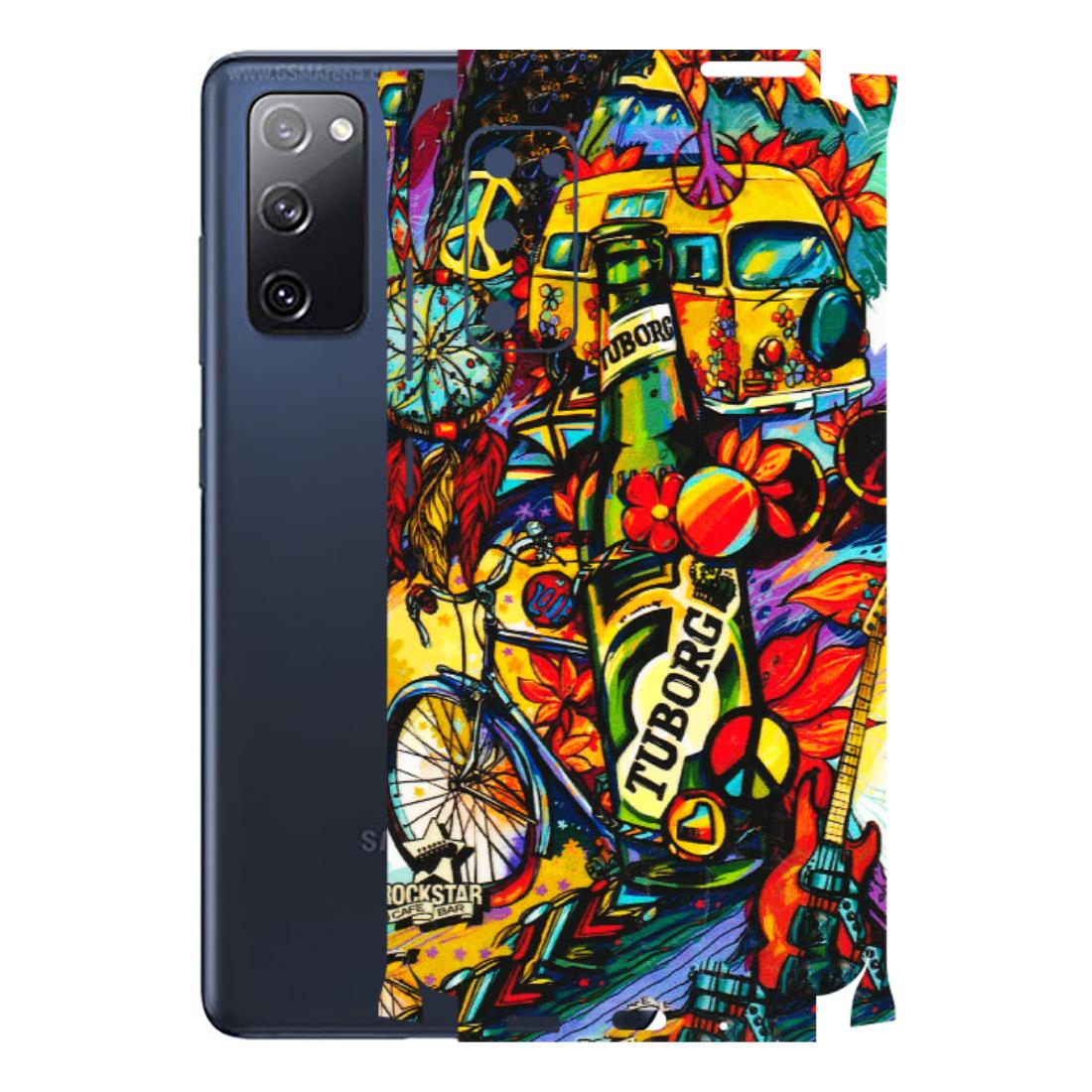 Samsung A/S Series Phone Skins (All Models) - Cool Beer Bottle - 3D Embossed Finish (L-193) Samsung Galaxy S20 FE