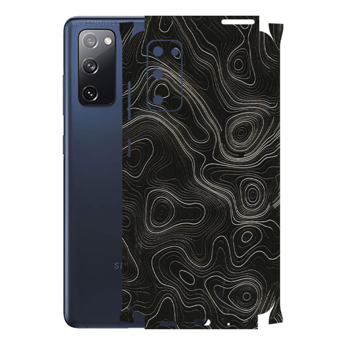 Samsung A/S Series Phone Skins (All Models) - Black Swirl - 3D Embossed Finish (L-196) Samsung Galaxy S20 FE