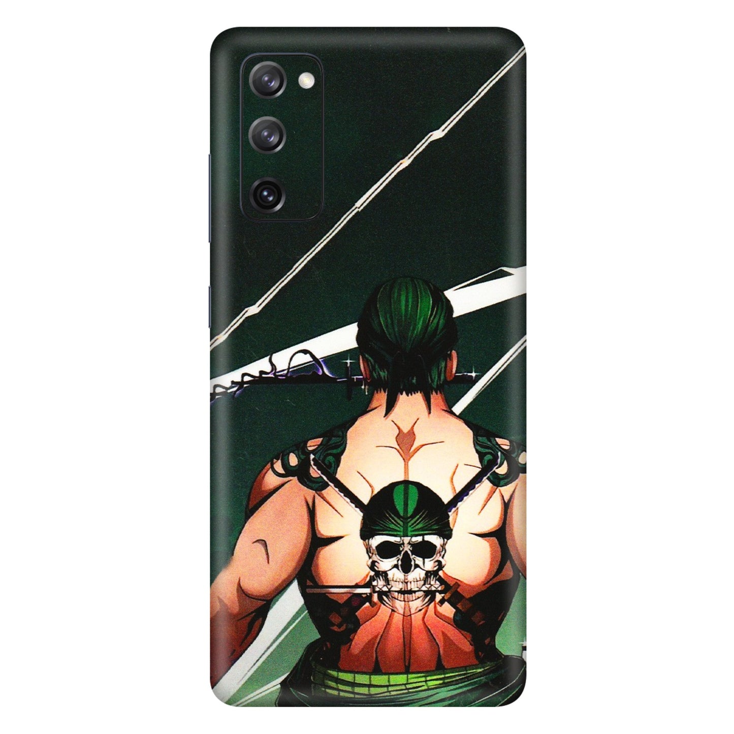 Samsung A/S Series Phone Skins (All Models) - Zoro Anime - 3D Embossed Finish (L-23) Samsung Galaxy S20 FE