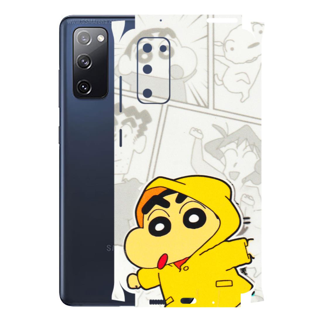 Samsung A/S Series Phone Skins (All Models) - Yellow Shinchan Comic - 3D Embossed Finish (L-246) Samsung Galaxy S20 FE